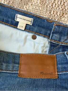 Madewell High-Rise Skinny Jeans - Denim Blue, 27